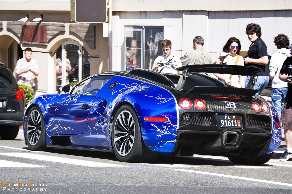 Bugatti Veyron 16.4 Sang Noir spotted in Monaco — BerlinRichStreets